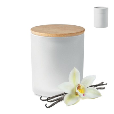 PLANT BASED WAX CANDLE 200 GR in White