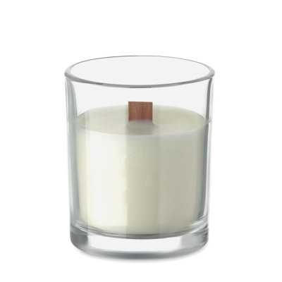 PLANT BASED WAX CANDLE 80 GR in White