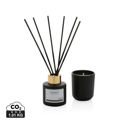 UKIYO CANDLE AND FRAGRANCE STICK GIFT SET in Black