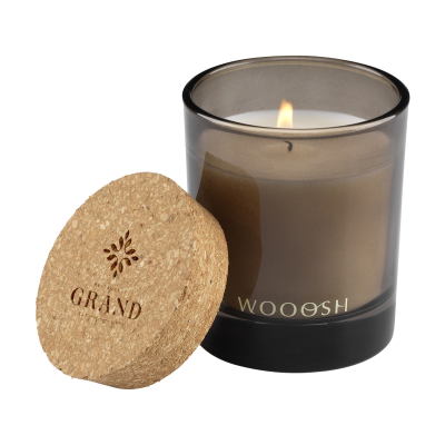 WOOOSH SCENTED CANDLE HIDDEN FIG in Brown