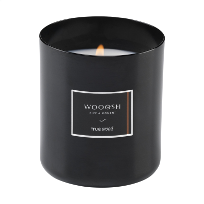 WOOOSH SCENTED CANDLE TRUE WOOD in Black
