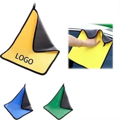 POLYESTER DOUBLE-SIDED CAR TOWEL