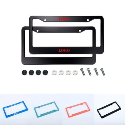 STAINLESS STEELS LICENSE PLATE FRAME &CAR TAG HOLDER