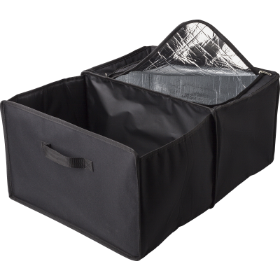CAR ORGANIZER with Cooler Compartment in Black