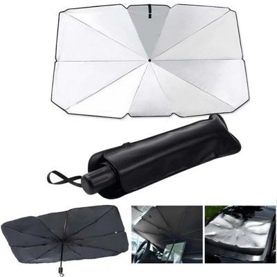 CAR WINDSHIELD SUNSHADE UMBRELLA with Storage Bag