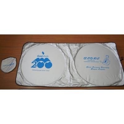 WINDSCREEN CAR SHADE DOUBLE CIRCLE POPUP