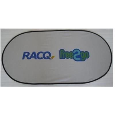 WINDSCREEN CAR SHADE OVAL POPUP