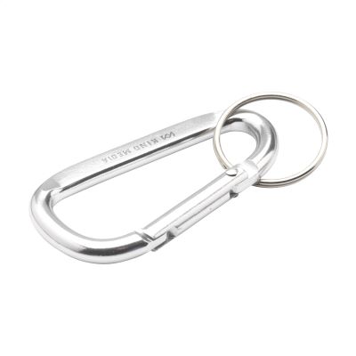 CARABINER GRS RECYCLED ALUMINIUM METAL in Silver