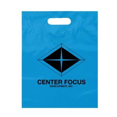 9,5 INCH X 12 INCH WHOLESALE DIE CUT HANDLE PLASTIC BAGS