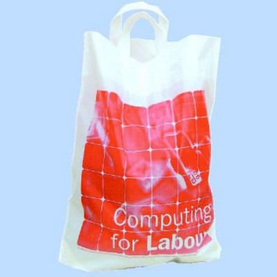 FLEXI LOOP HANDLE POLYTHENE PLASTIC CARRIER BAG