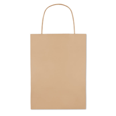 GIFT PAPER BAG SMALL SIZE in Beige