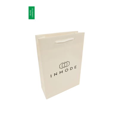 JUBILEE GLOSS LAMINATED PAPER CARRIER BAG with Rope Handles