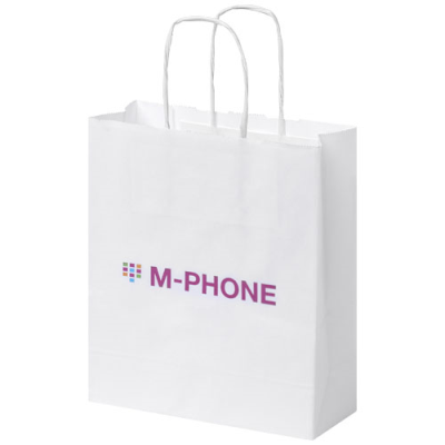 KRAFT 80 G & M2 PAPER BAG with Twisted Handles - 18 x 8 x 21 Cm