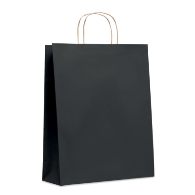 LARGE GIFT PAPER BAG 90 GR & M² in Black