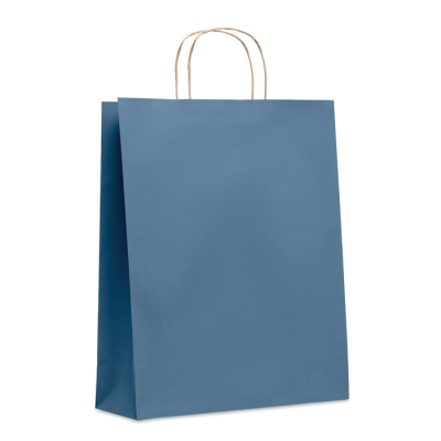LARGE GIFT PAPER BAG 90 GR & M² in Blue