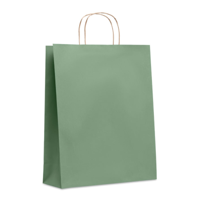 LARGE GIFT PAPER BAG 90 GR & M² in Green