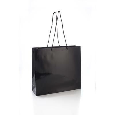 MAYFLOWER GLOSS LAMINATED PAPER CARRIER BAG with Rope Handles