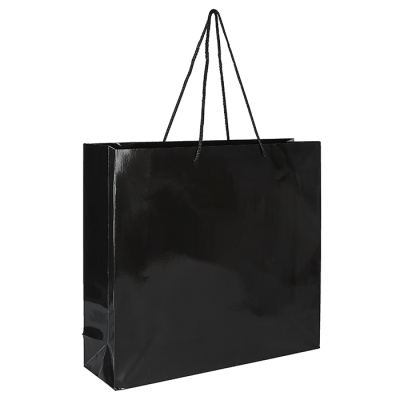 MAYFLOWER GLOSS LAMINATED PAPER CARRIER BAG with Rope Handles