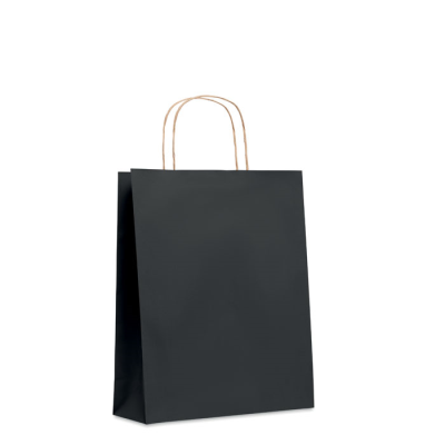 MEDIUM GIFT PAPER BAG 90 GR & M² in Black