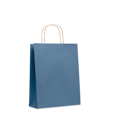 MEDIUM GIFT PAPER BAG 90 GR & M² in Blue