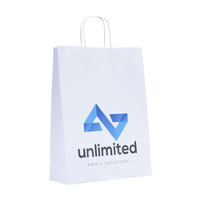 PAGARI PAPER BAG A3 in White