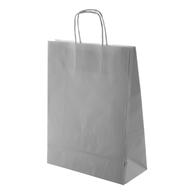 PAPER BAG in Ash Grey