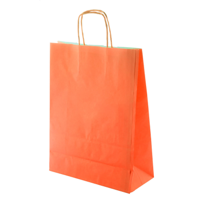 PAPER BAG in Orange