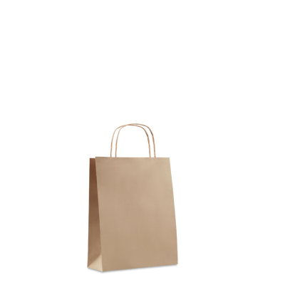 SMALL GIFT PAPER BAG 90G in Beige
