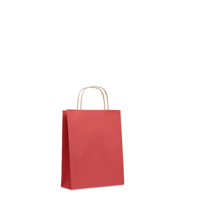 SMALL GIFT PAPER BAG 90G in Red