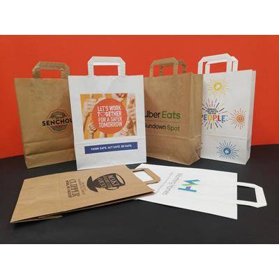 TAPE HANDLE 260 KRAFT PAPER BAG