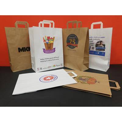 TAPE HANDLE 320 KRAFT PAPER BAG