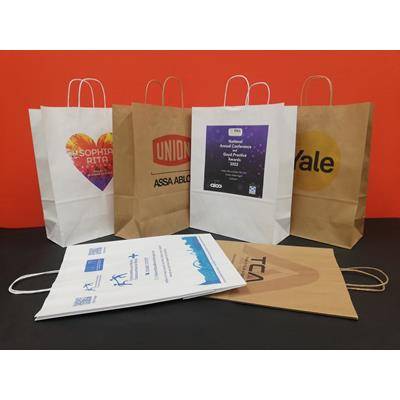 TWIST HANDLE 320 KRAFT PAPER BAG