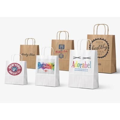 TWISTED HANDLE KRAFT PAPER BAG