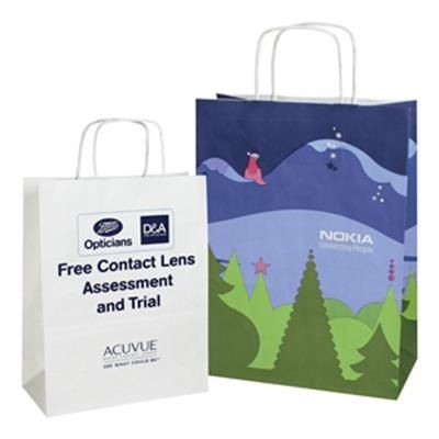 TWISTED PAPER HANDLE CARRIER BAG