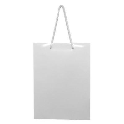 VICTORY GLOSS LAMINATED PAPER CARRIER BAG with Rope Handles