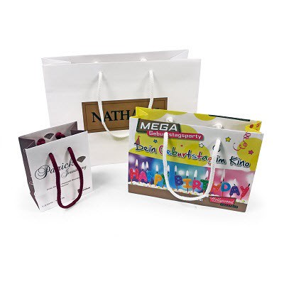 WHITE KRAFT PAPER BAG