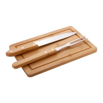 MEAT CARVING SET in Natural