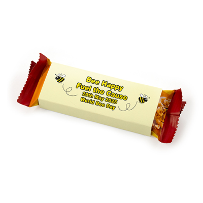 OAT AND HONEY CEREAL BAR WRAP WORLD BEE DAY