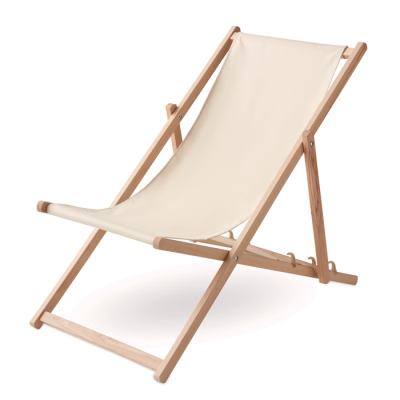 BEACH CHAIR in Wood in Brown