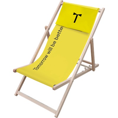DYE-SUBLIMATED DECK CHAIR 3-IN-1, WATERPROOF