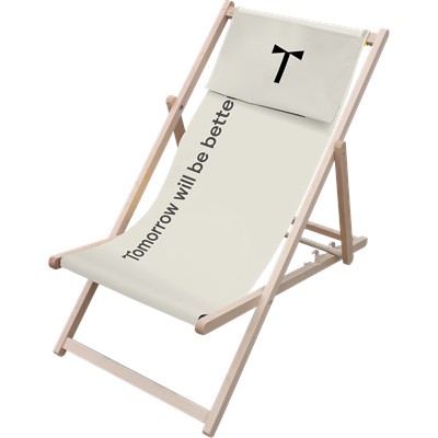 ECO RPET DYE-SUBLIMATED DECK CHAIR 3-IN-1, WATERPROOF