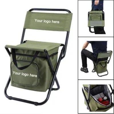 FOLDING CAMPING CHAIR with Cooling Bag