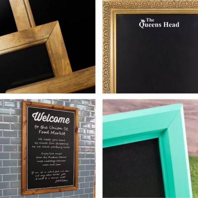 WALL FRAMED MOUNTED CHALKBOARD