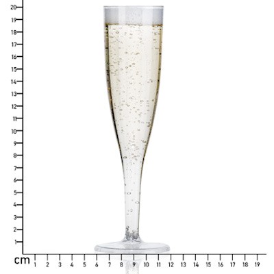 160ML (125ML SERVE) ONE PIECE FLUTE