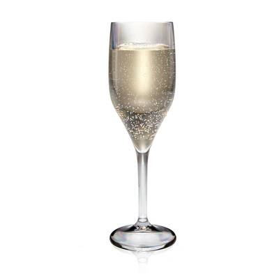 REUSABLE PLASTIC CHAMPAGNE GLASS