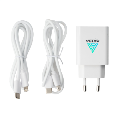 2-IN-1 RCS CABLE CHARGER SET in White