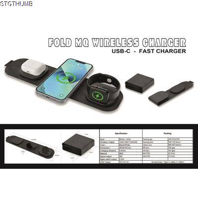 3-IN-1 FOLDING CORDLESS CHARGER