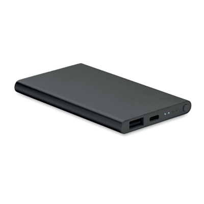4000 MAH POWER BANK TYPE C in Black