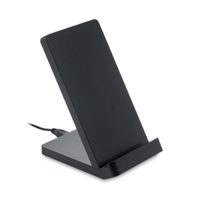 BAMBOO CORDLESS CHARGE STAND5W in Black