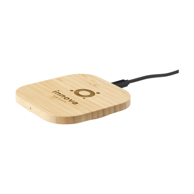 BAMBOO FSC-100% CORDLESS CHARGER 15W in Bamboo
